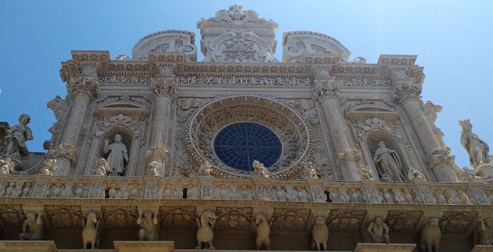 Visite guidée de LECCE-S. Croce timpano